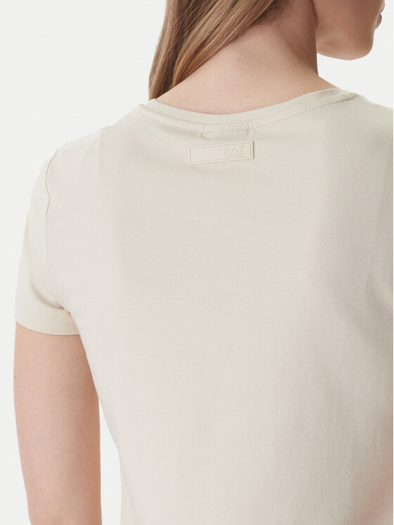 EA7 Emporio Armani EA7 Emporio Armani T-Shirt 7W000993 AF18401 Béžová Regular Fit