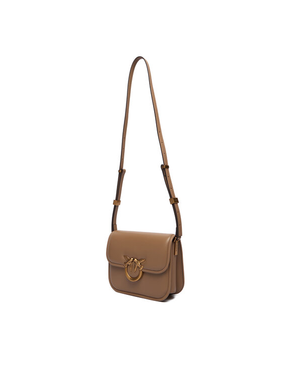 PINKO PINKO Дамска чанта Love Box Bag Fl Mini PE 25 PLTT 104297 A26L Кафяв