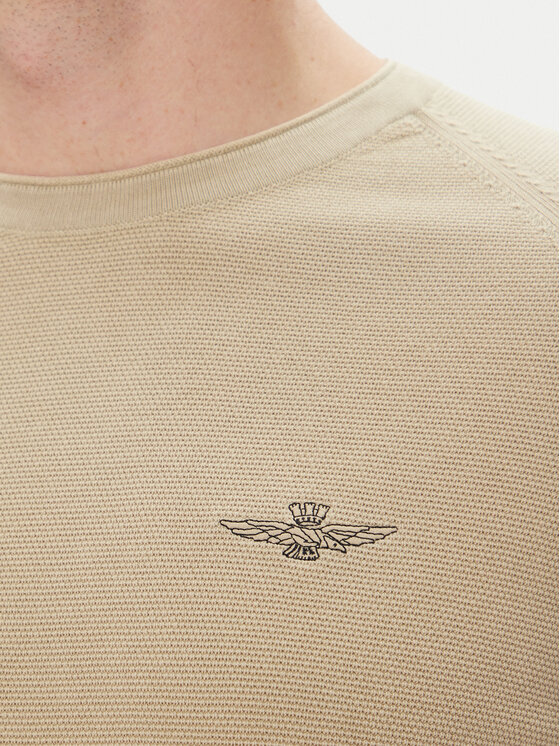 Aeronautica Militare Aeronautica Militare Maglione 251MA1556L560 Beige Regular Fit