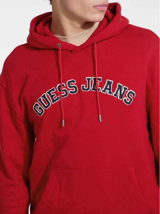 Guess Jeans Guess Jeans Bluza 170247 Czerwony Classic Fit