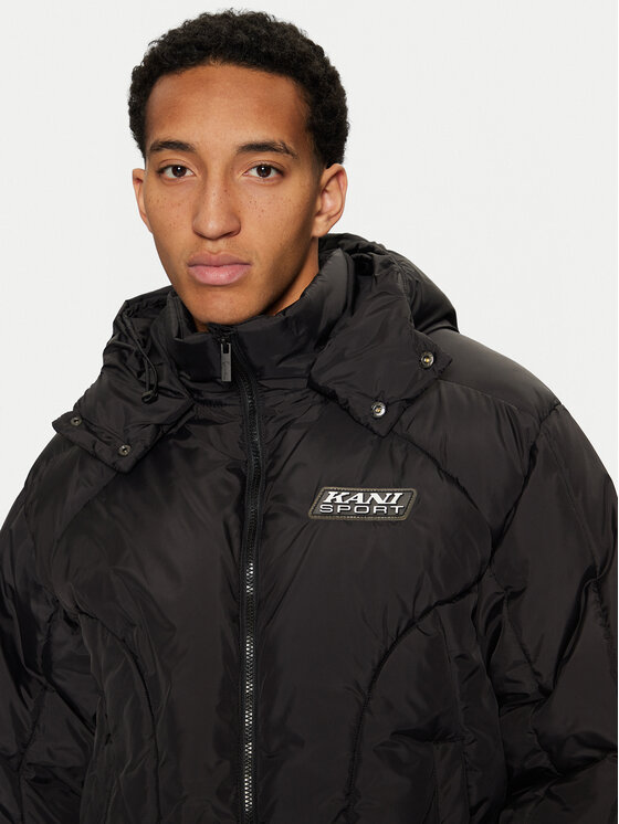 Karl Kani Karl Kani Geacă din puf Sport Patch Artic 60760028 Negru Regular Fit
