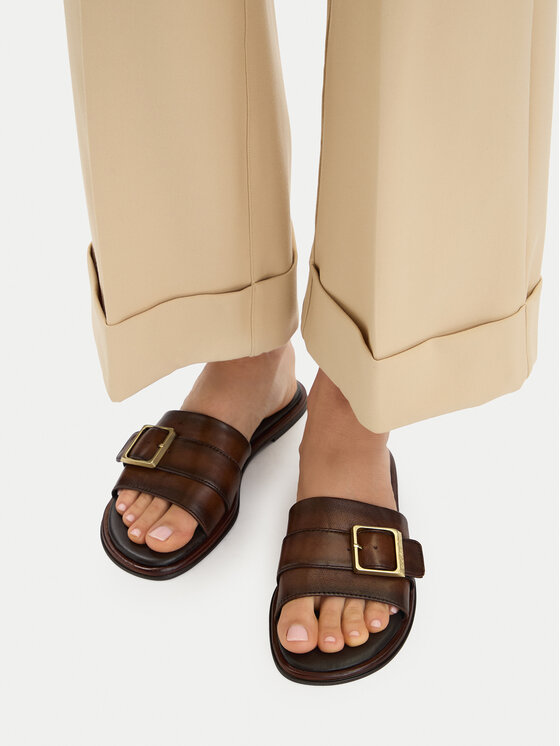 U.S. Polo Assn. U.S. Polo Assn. Шльопанці EO-TEMPE001W/6L1 Темно-коричневий