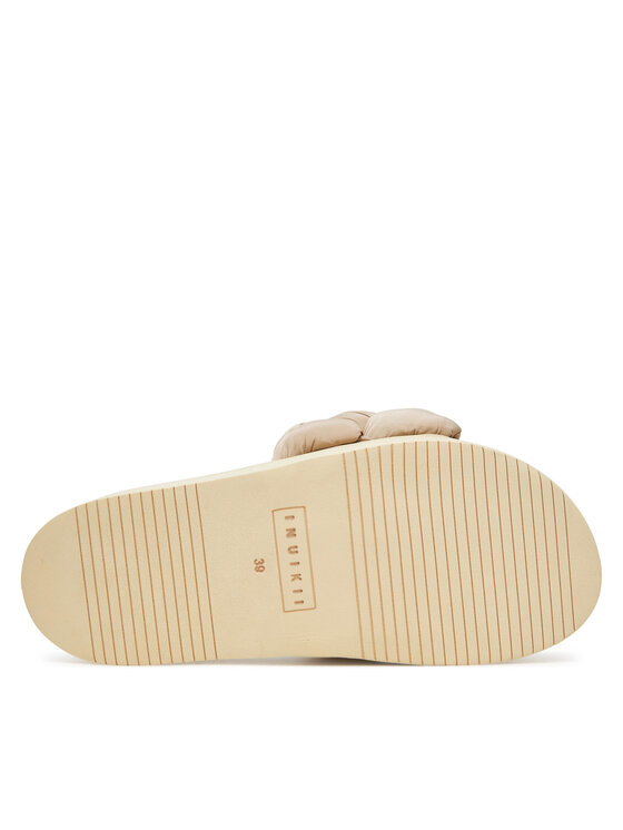 Inuikii Inuikii Pantoletten Puffer Braided 70103-177 Beige