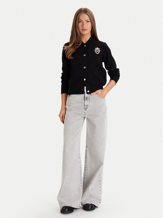 Morgan Morgan Cardigan 252-MTEDDY Nero Regular Fit