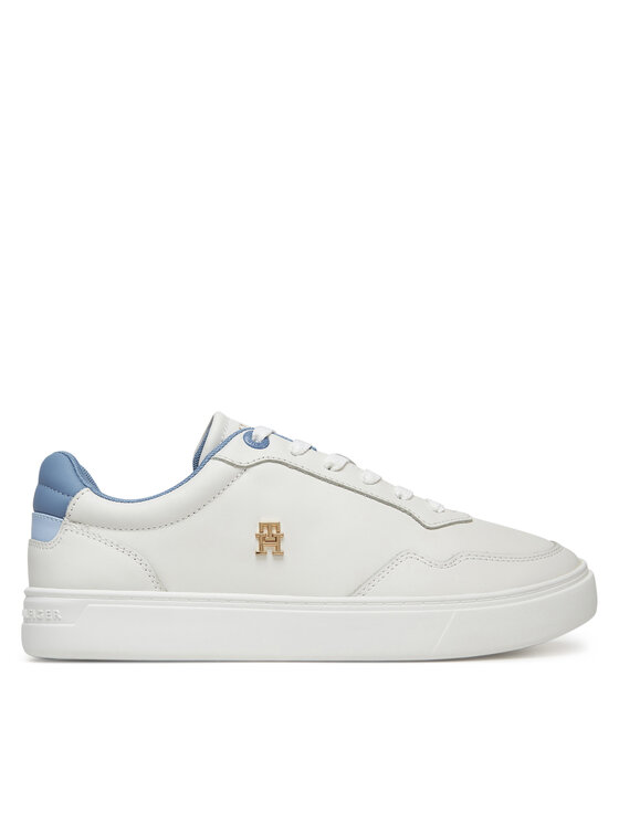 Sneakers Tommy Hilfiger Essential Elevated Court Sneaker FW0FW08680 Alb
