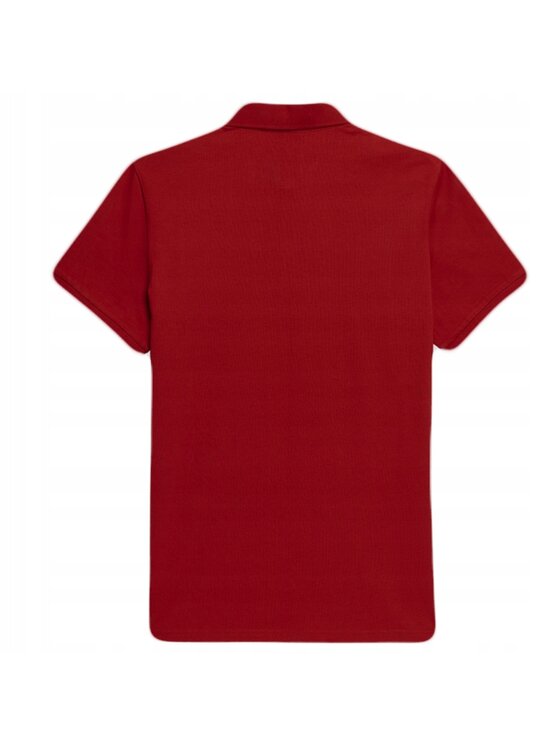 4F 4F Polo TPTSM038 Czerwony Comfortable Fit