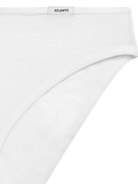 Atlantic Atlantic Figi klasyczne flat elastic sport Biały