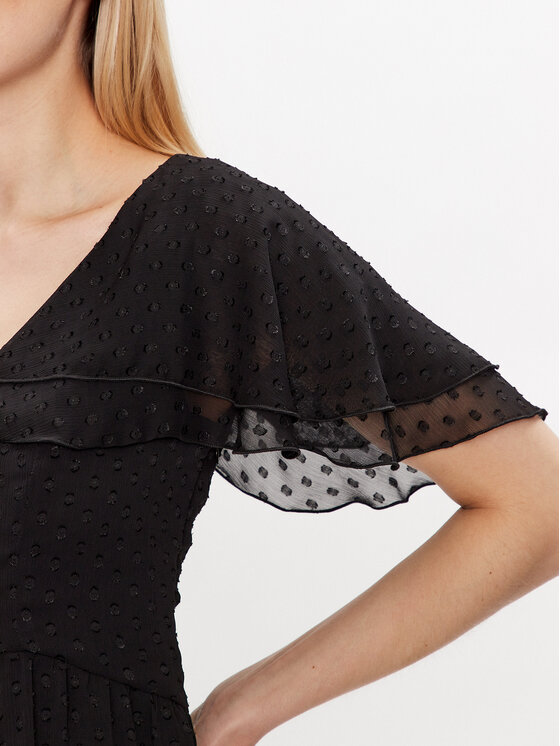 NAF NAF NAF NAF Bluse Halbala XENC40 Schwarz Regular Fit