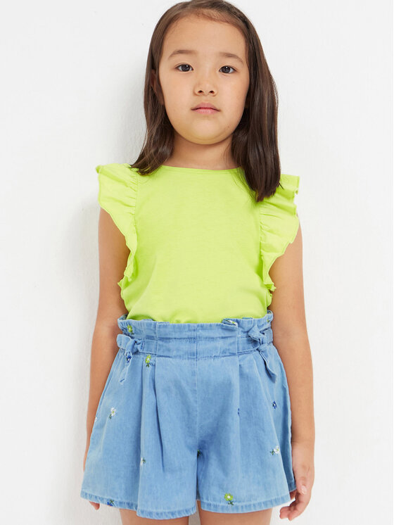 Mayoral Mayoral Stoffshorts 3908 Blau