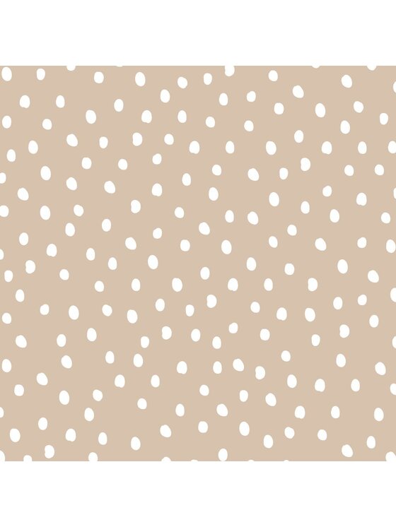 Tapeta Dekornik, SIMPLE Irregular Dots Beige
