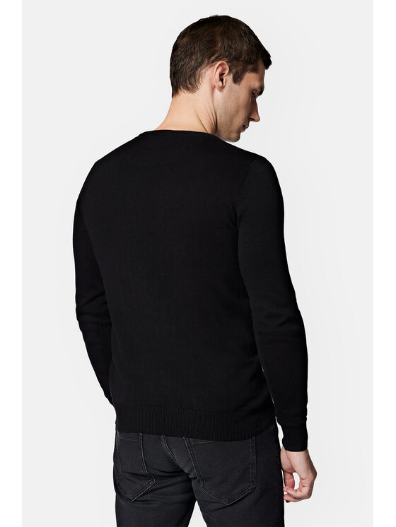 Lancerto Lancerto Sweter Tony SW073223000071 Czarny Regular Fit