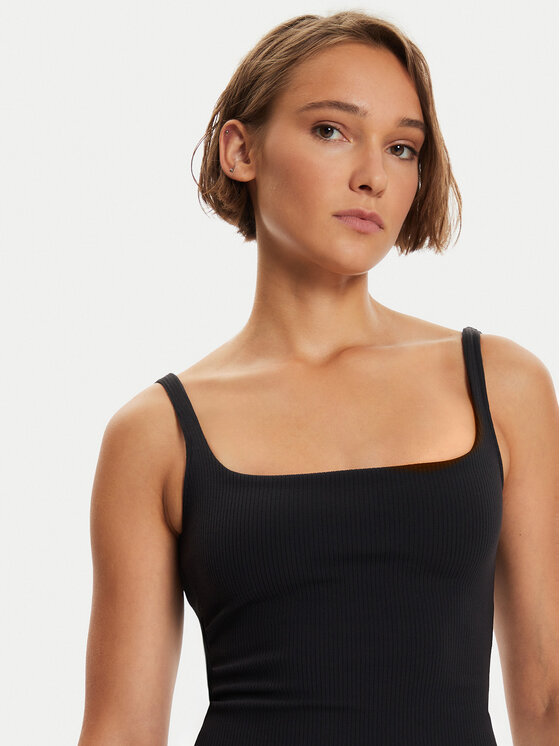 Reebok Reebok Glaustinukė Bodysuit 100201904 Juoda Slim Fit