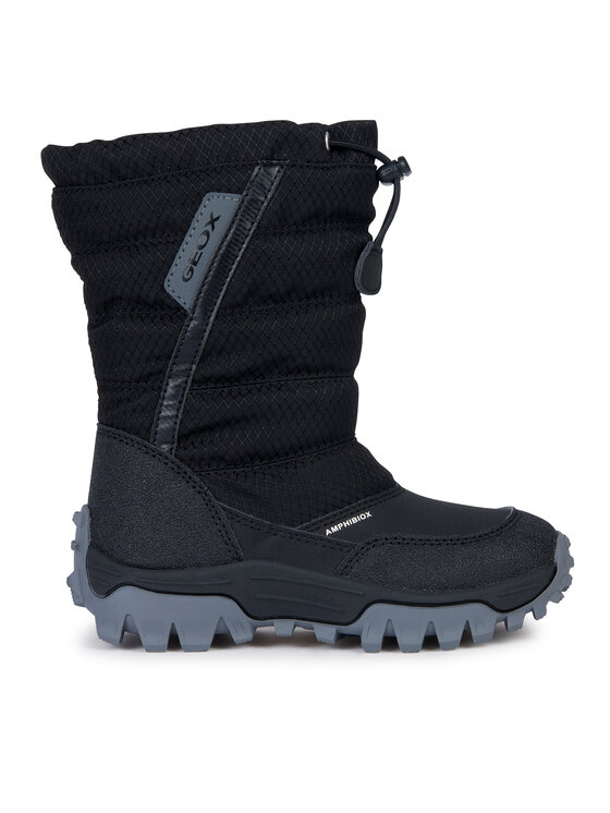 Geox Geox Snehule J Himalaya Boy B Abx J26FRA 0FU50 C9999 S Čierna