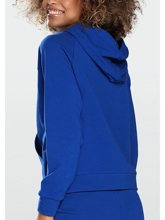 DKaren Sport DKaren Sport Bluza Seattle Niebieski Classic Fit