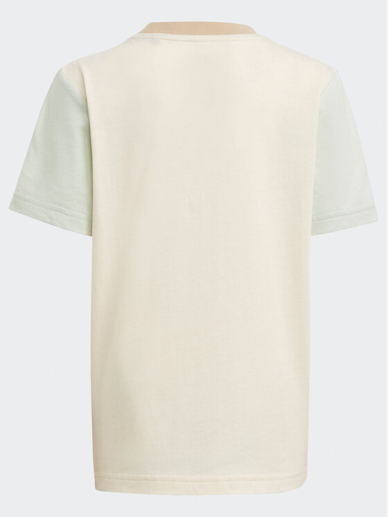 adidas adidas Majica Colourblock T-Shirt HK9819 Bež Regular Fit