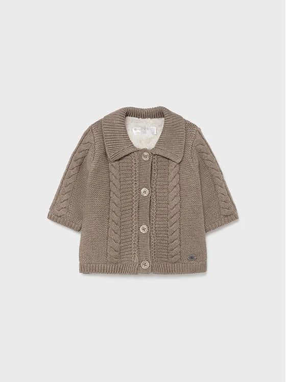 Mayoral Strickjacke 2372 Braun Regular Fit