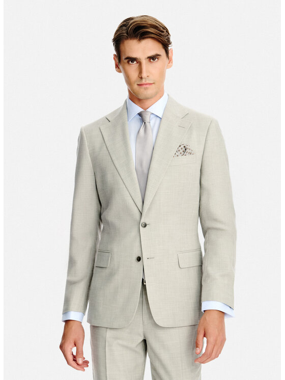 Pako Lorente Pako Lorente Marynarka P26SF-3G-016 Szary Slim Fit