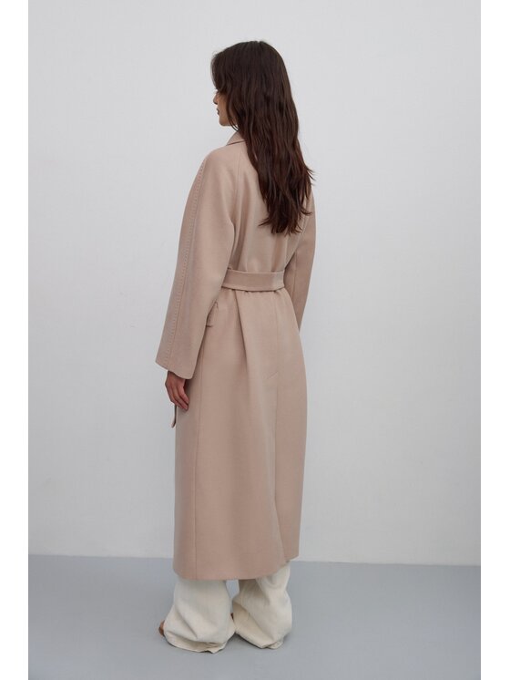 Estro Estro Kabát ER00117902 Béžová Loose Fit