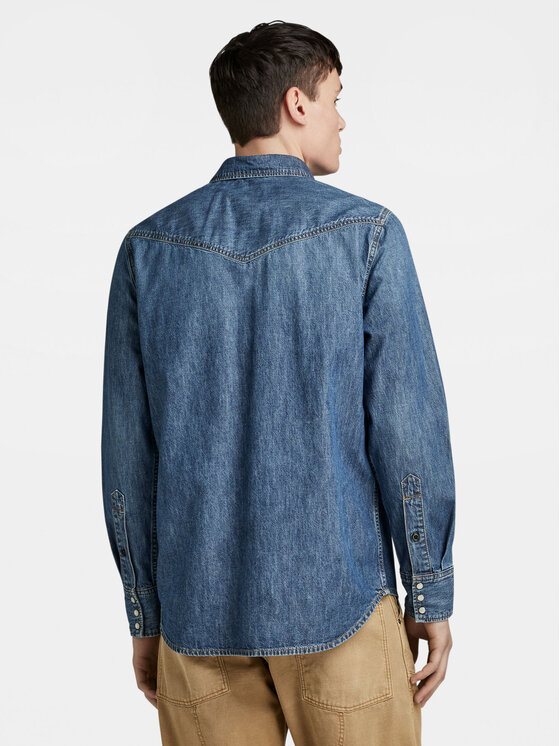 G-Star Raw G-Star Raw traper košulja Dakota D23006-D539 Plava Regular Fit