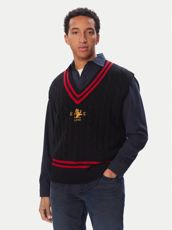 Polo Ralph Lauren Пуловер 710B28790001 Черен Regular Fit