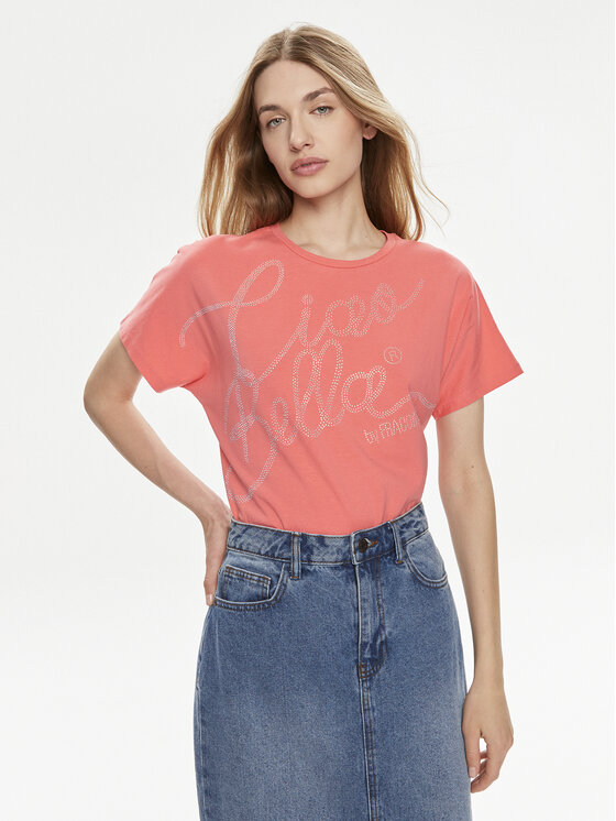 Fracomina Fracomina T-Shirt FP22ST3004J401N5 Rosa Regular Fit