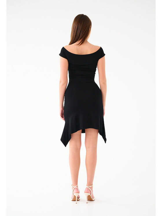 Leimann Leimann Sukienka koktajlowa Becky Czarny Feminine Fit
