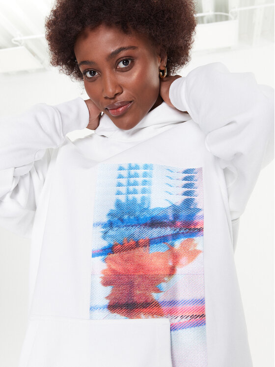 Calvin Klein Jeans Calvin Klein Jeans Μπλούζα J20J221153 Λευκό Oversize