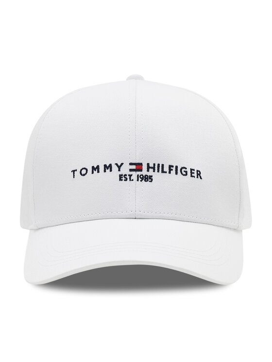 Tommy Hilfiger Tommy Hilfiger Шапка с козирка Th Established Cap AM0AM07352 Бял