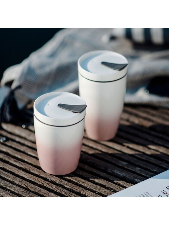 Villeroy & Boch Villeroy & Boch Kubek podróżny To go Powder 290 ml Różowy