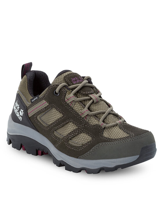 Jack Wolfskin Jack Wolfskin Παπούτσια πεζοπορίας Vojo 3 Texapore Low W 4042451 Χακί