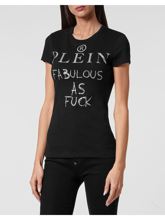 PHILIPP PLEIN PHILIPP PLEIN T-Shirt 3733 Czarny Regular Fit