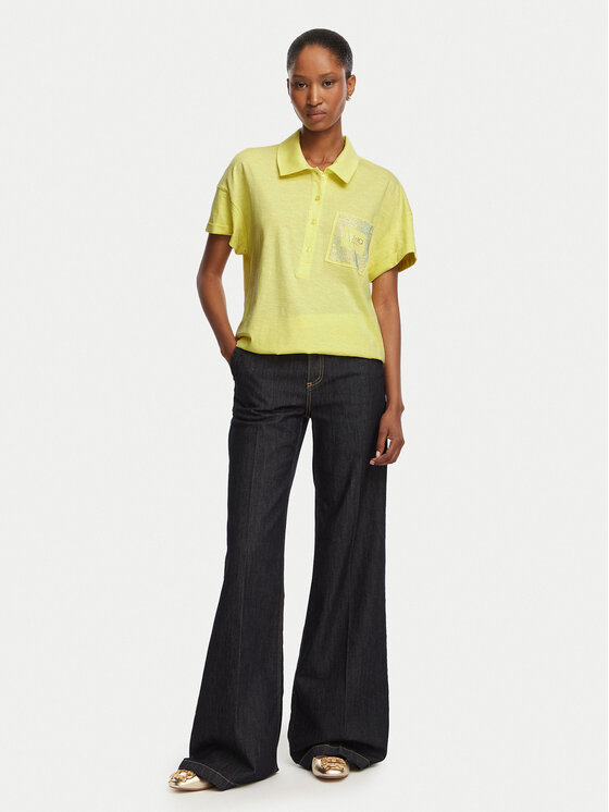 Liu Jo Liu Jo Polo TA6159 JS870 Κίτρινο Regular Fit