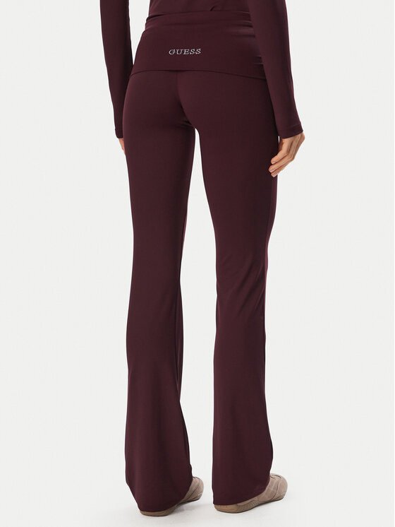 Guess Guess Legíny V6YB24 K4713 Bordová Flare Fit