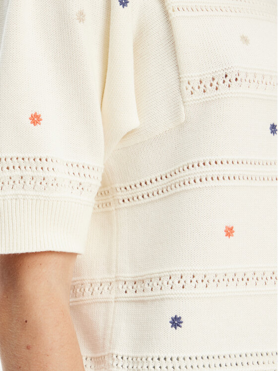 United Colors Of Benetton United Colors Of Benetton Пуловер 10C1E10DO Бежов Regular Fit