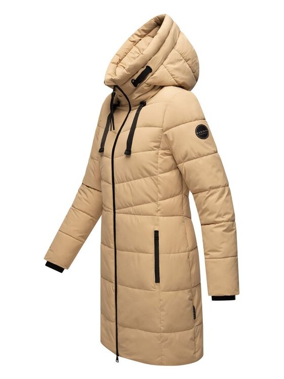 Marikoo Marikoo Kurtka zimowa Natsukoo Beżowy Casual Fit