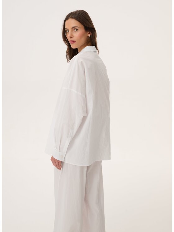 LEBRAND LEBRAND Koszula Meryl Biały Regular Fit