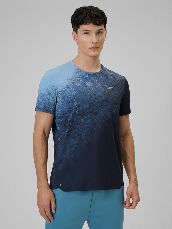 4F 4F Koszulka techniczna VICTORY PACK Granatowy Regular Fit