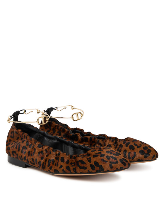 TWINSET TWINSET Baleriinad 252TCP224 Pruun