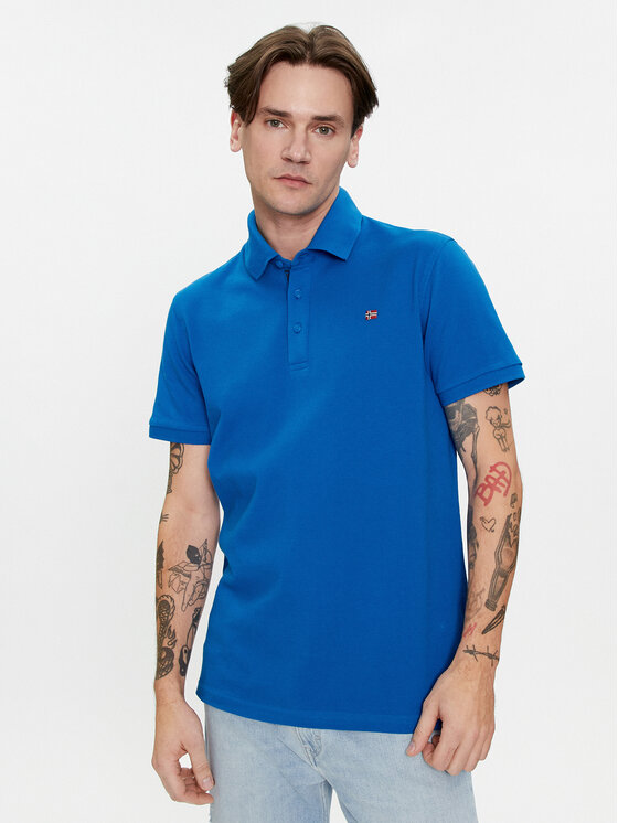 Napapijri Polo Eolanos 3 NP0A4GB3 Zils Regular Fit