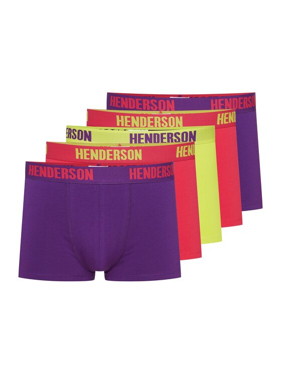 Henderson Henderson Komplet 5 par bokserek 42761 Kolorowy