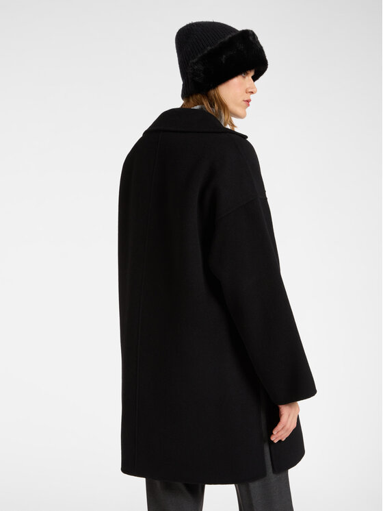 Elena Mirò Elena Mirò Cappotto 8081E000162N033 Nero Regular Fit