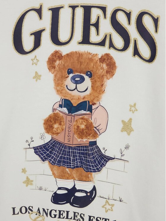 Guess Kids Guess Kids Sweter 183739 Beżowy Classic Fit