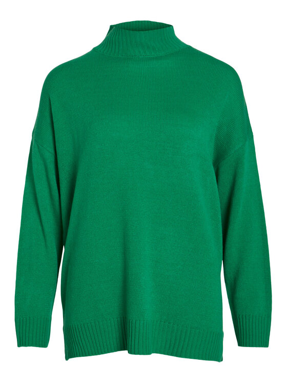 Vila Vila Rollkragenpullover 14088953 Grün Regular Fit