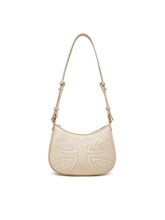 PINKO PINKO Ročna torba Half Moon Baby PE 25 PLTT 103538 A2C3 Écru