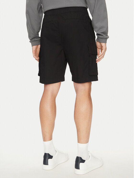 Calvin Klein Jeans Calvin Klein Jeans Шорти з тканини J30J327376 Чорний Regular Fit