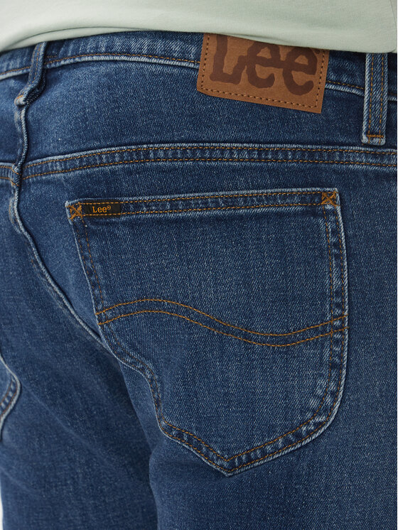 Lee Lee Džinsai Rider 112363852 Mėlyna Slim Fit