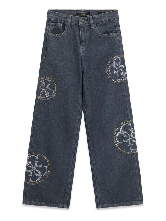 Guess Blugi J6YA02 D1209 Gri Wide Leg