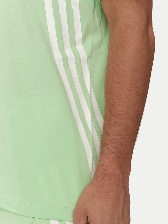 adidas adidas Marškinėliai Future Icons 3-Stripes IR9169 Žalia Loose Fit