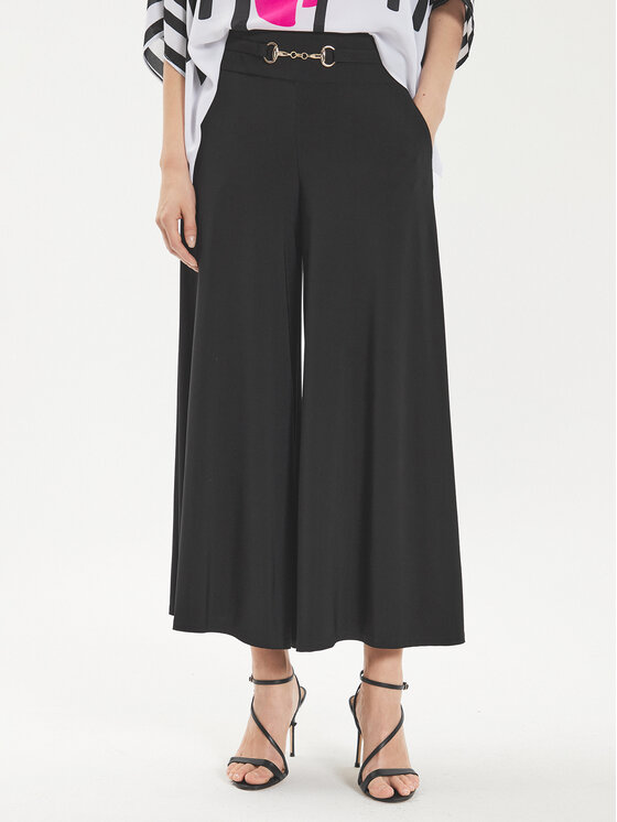 Joseph Ribkoff Culottes nohavice 241121 Čierna Relaxed Fit