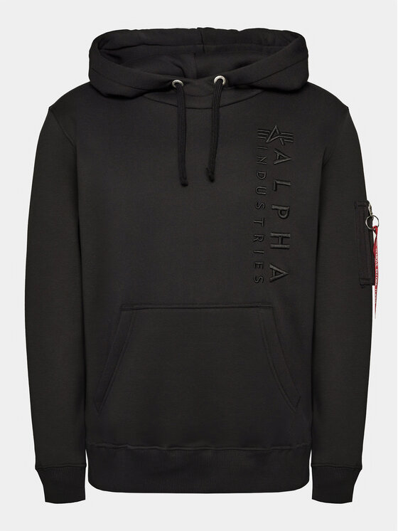Alpha Industries Alpha Industries Mikina EMB 138333 Černá Regular Fit